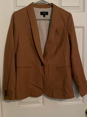 J. Crew Women's Rust Brown Single-Button Blazer